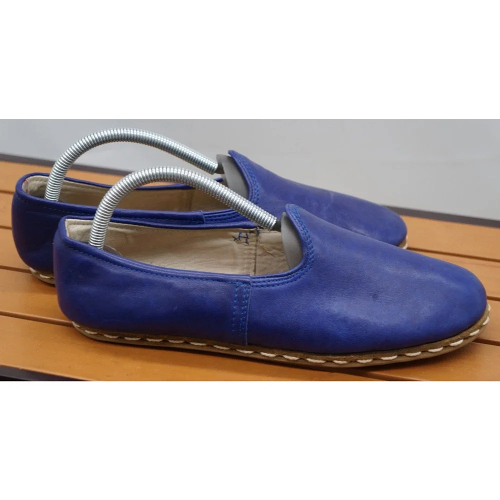 Sabah Loafer Size 40/ 8.5 leather Slip On Shoes Turkey Handmade
